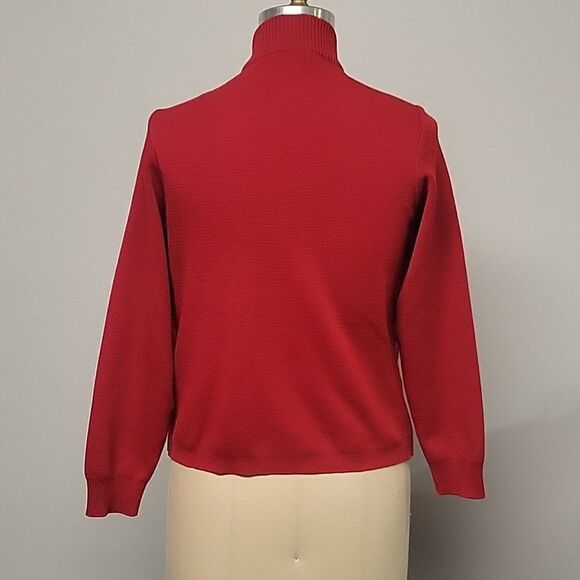 St. Croix Wool full zip cardigan. Made in the USA. - Picture 2 of 6
